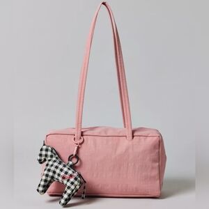 NWT BAGGU Standard Bowler Bag Rose Tan